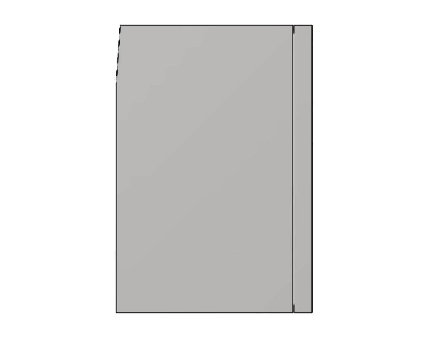 24in Galley - Norcold Fridge Base Cabinet