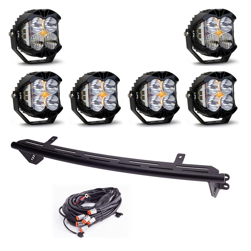 Ford Super Duty 23-On LP4 Bull Bar Light Kits Kit w/ Upfitter Baja Designs