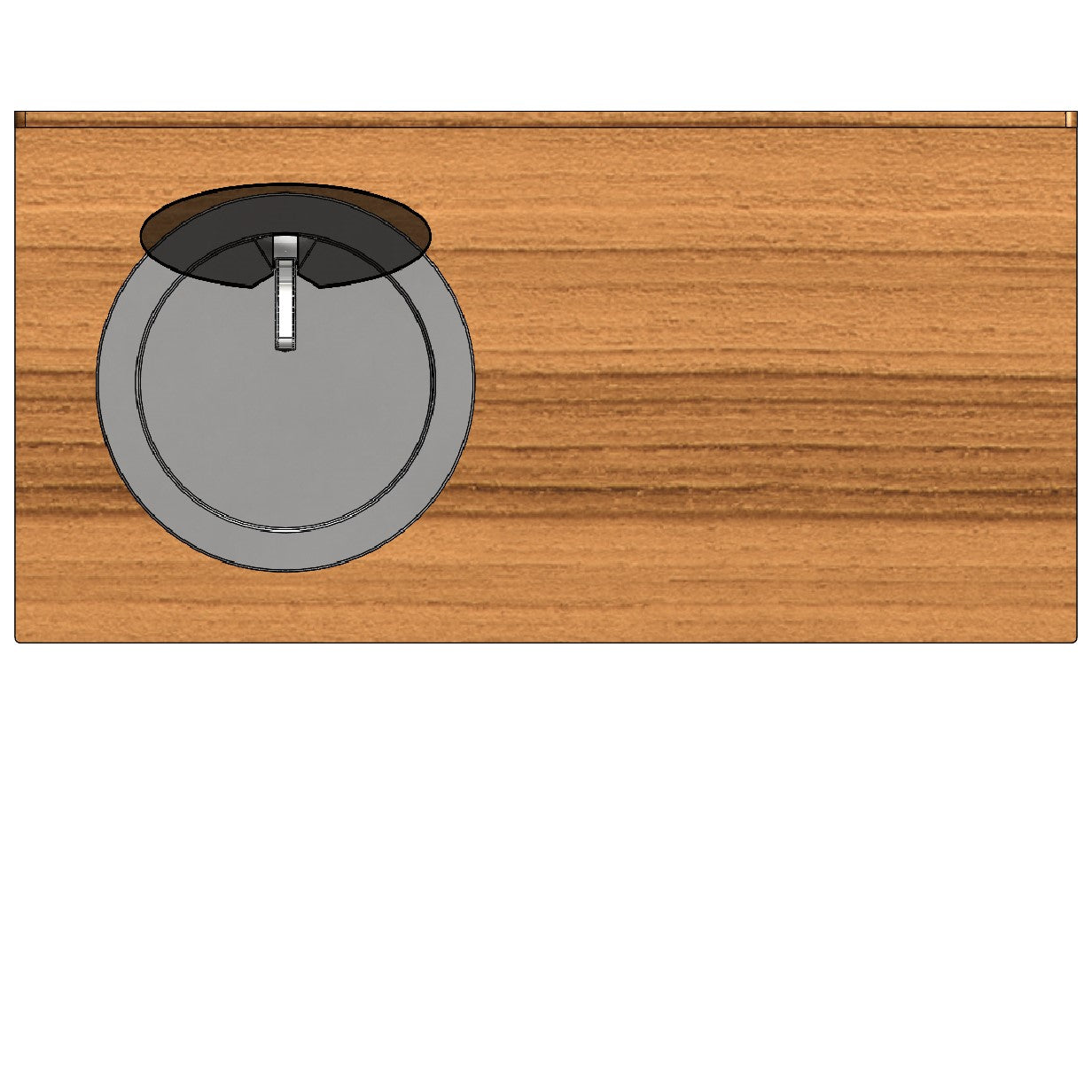 48in Galley - Isotherm 130 Fridge Base Cabinet