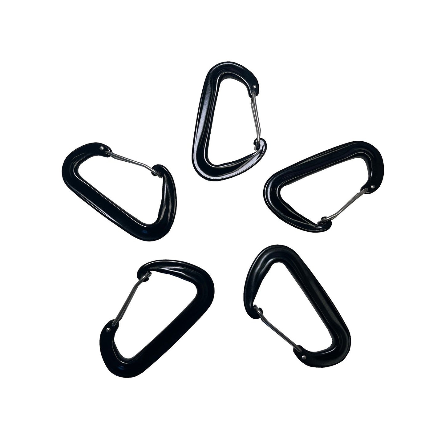 Black Caribener Clip - 5 Pack