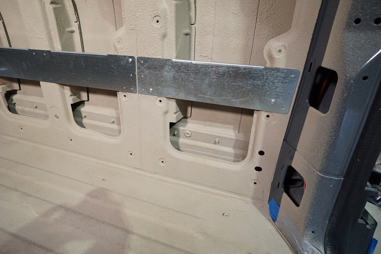 07+ Sprinter Van 170 EXT - Lower Furniture Wall Brace Kit