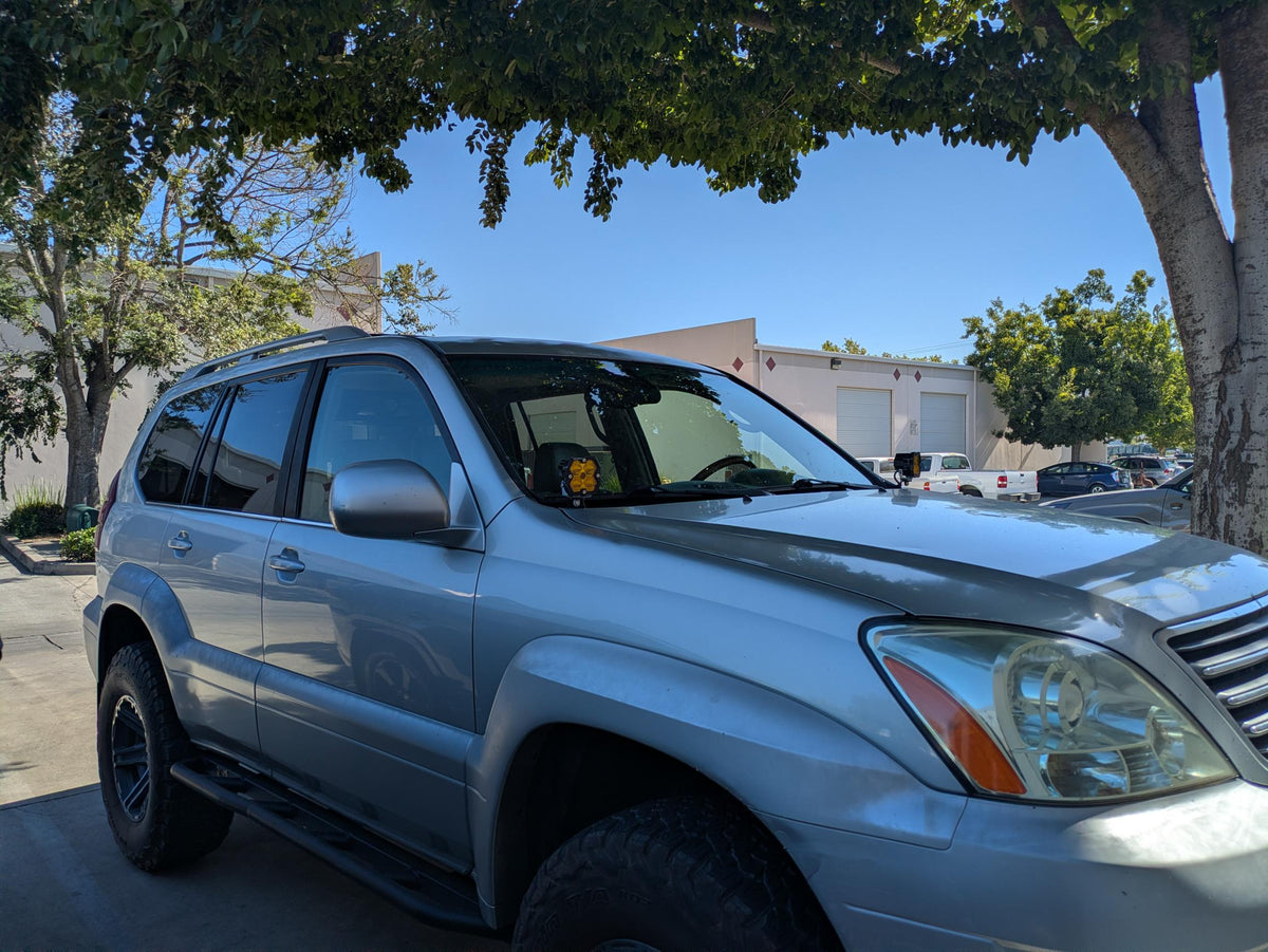 CAtuned Off-Road Lexus GX470 Ditch light brackets.