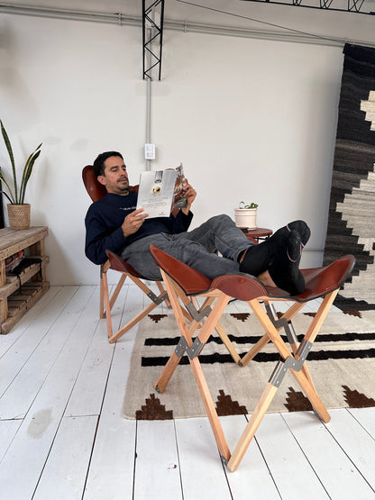 Palermo Tripolina Leather Chair