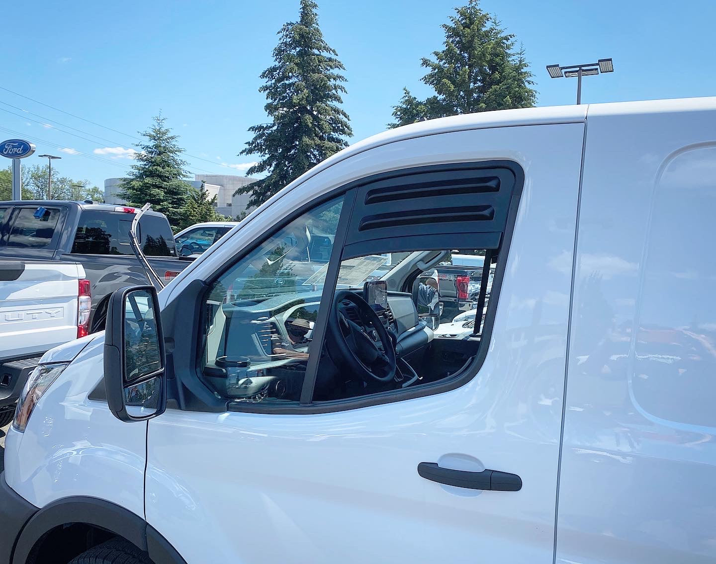 No-See-Um Bug Barrier Window Vent for Sprinter, Transit & ProMaster Vans