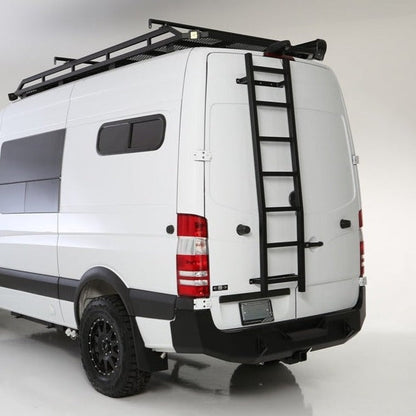 07+ Sprinter Van HD Rear Door Ladder - High Roof