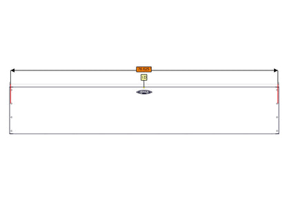 Sofa Storage Box, 76", Shallow