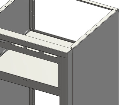24in Galley - Norcold Fridge Base Cabinet
