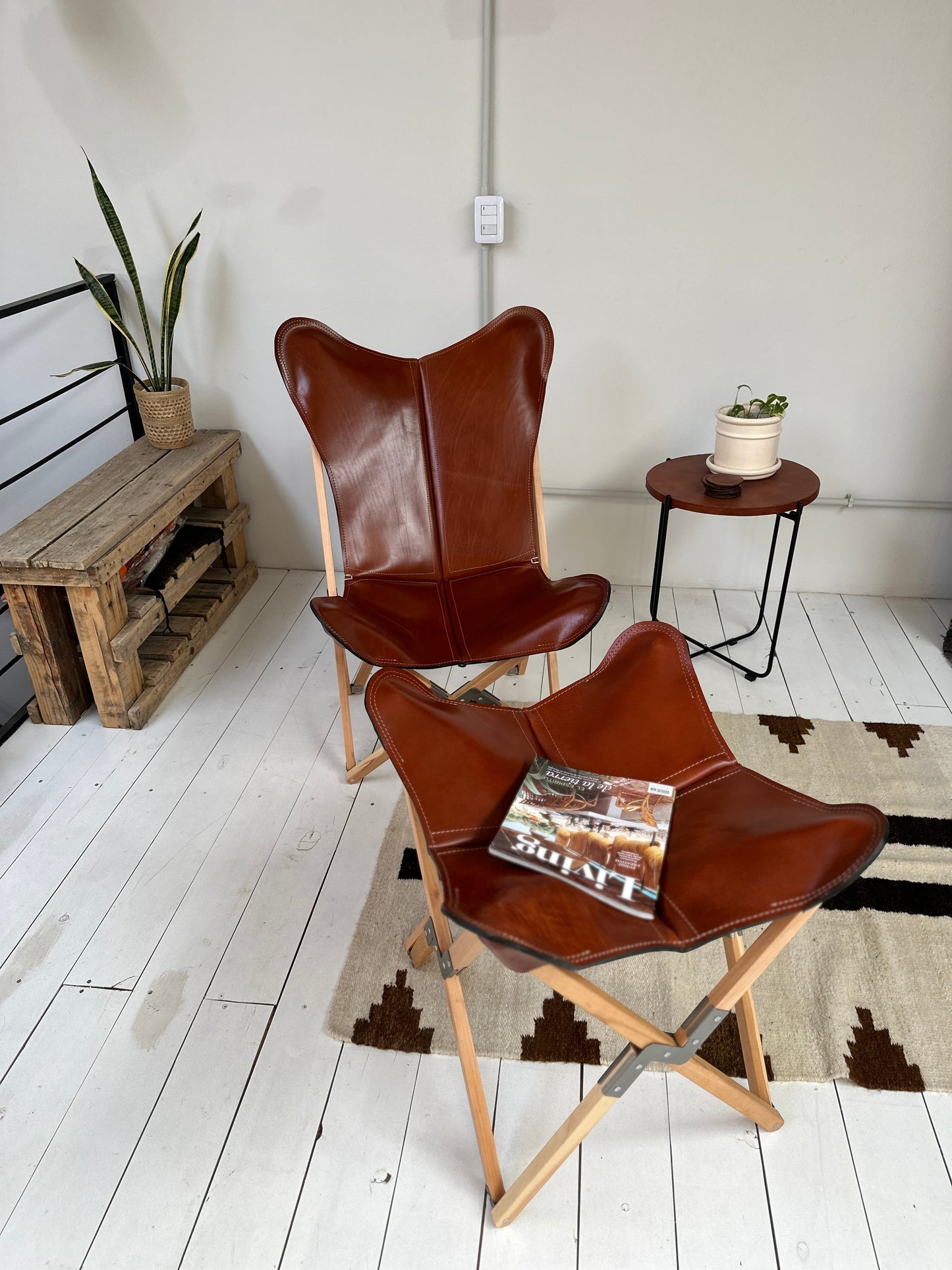 Palermo Tripolina Leather Chair