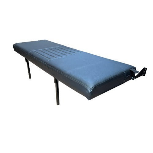 58" Folding Bench Seat - Carbon Fiber Vinyl