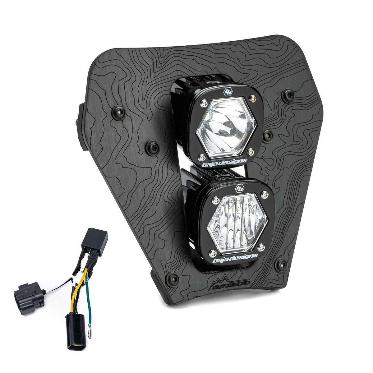 KTM Dual S1 Gemini (D/C) LED Headlight Kit w/ Hi-Low Harness 2024-Uo KTM EXC-F Baja Designs