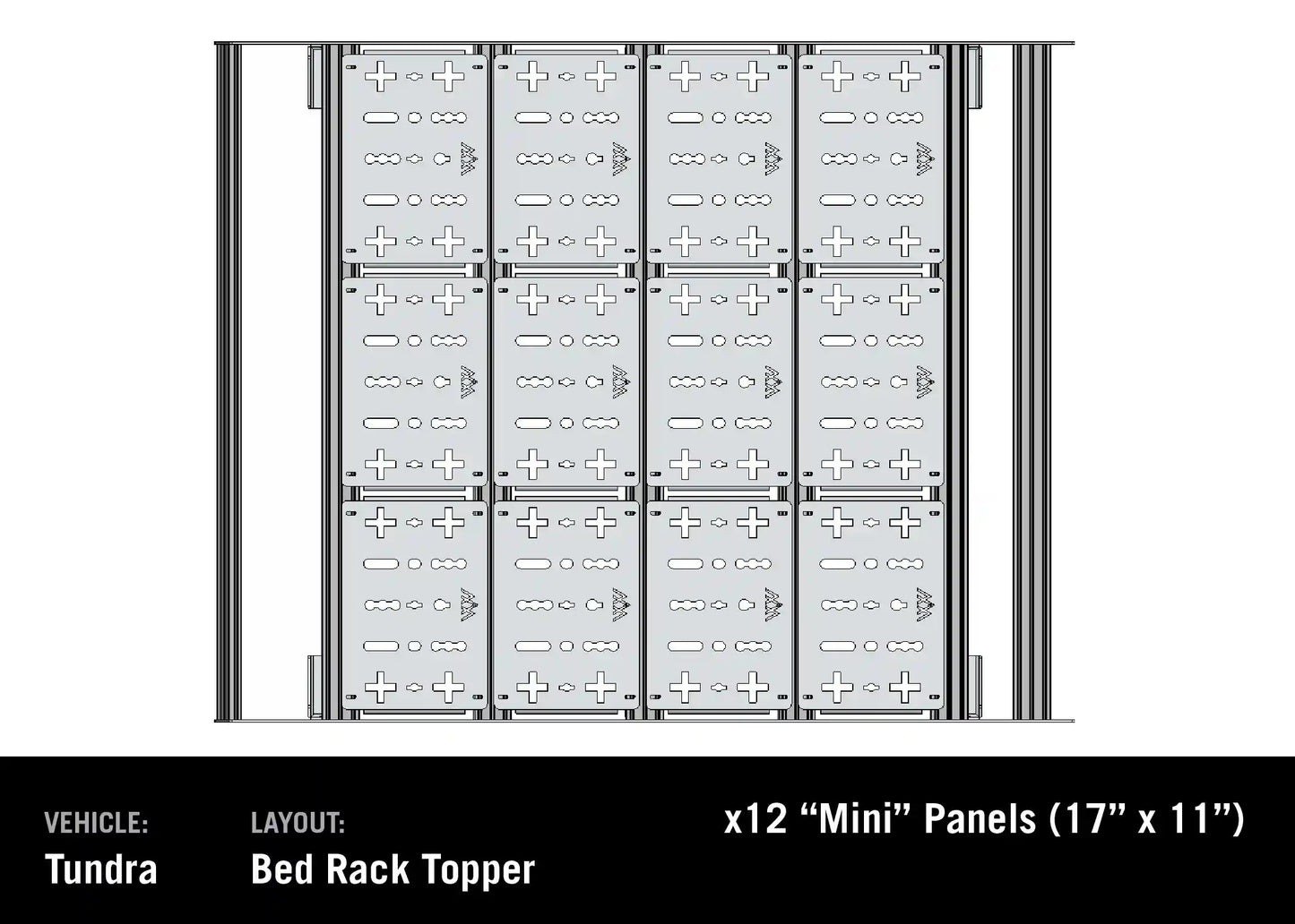 Toyota Tundra Bed Rack - DRIFTR Topper (Add-on)