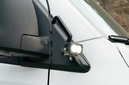 Sprinter A-Pillar Grab Handle Light Mount Aluminum LED Mount