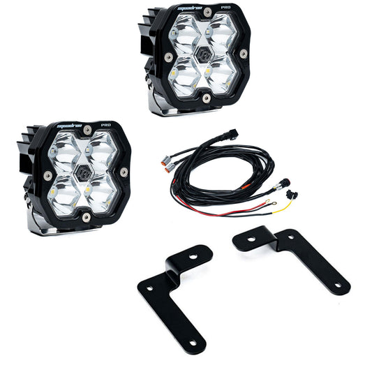 Squadron 2.0 Pro A-Pillar Light Kit Jeep 2018-26 Wrangler JL 2020-26 Gladiator JT Toggle Baja Designs