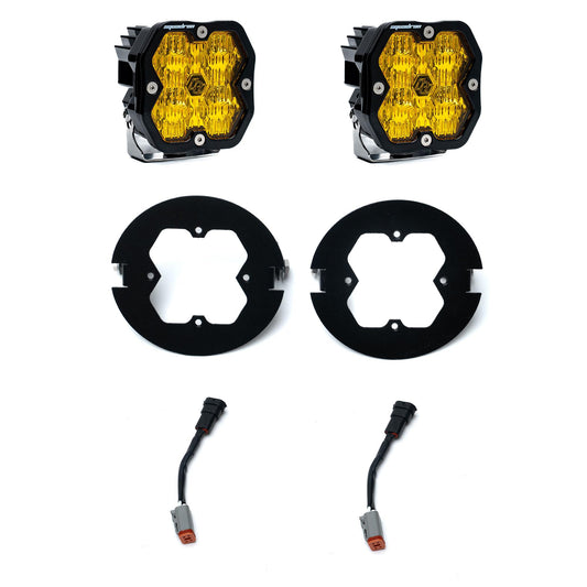 Squadron 2.0 Sport Fog Pocket Light Kit Ford 2006-14 F-150 Toyota 2005-11 Tacoma 2007-13 Tundra Baja Amber Baja Designs