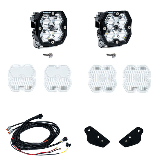 Squadron 2.0 Pro A-Pillar Light Kit Ford 2021-27 Bronco 2022-24 Bronco Raptor Toggle Baja Designs
