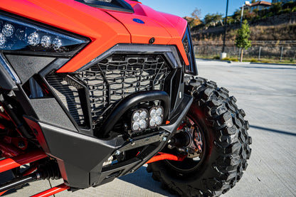 Polaris RZR Pro XP Lower Bumper LED Light Kit Sport D/C Baja Amber Baja Designs