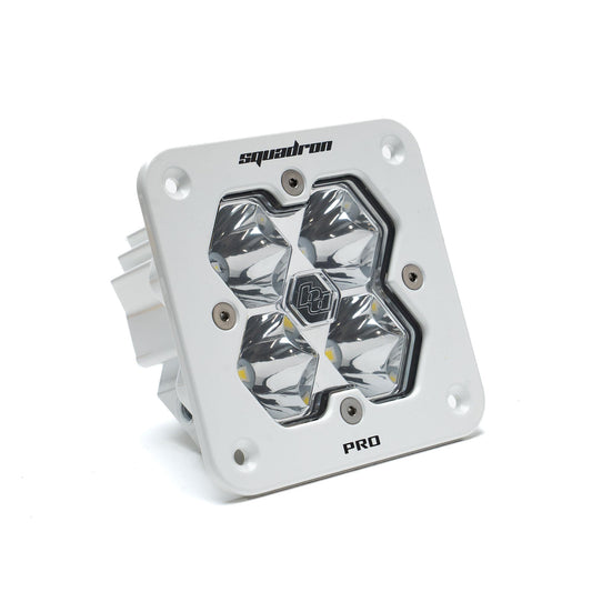 Squadron 2.0 Pro White Flush Mount LED Auxiliary Light Pod Universal Clear Spot Baja Designs