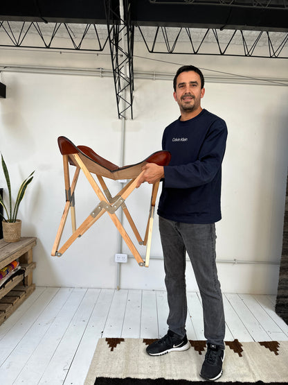 Palermo Tripolina Leather Chair