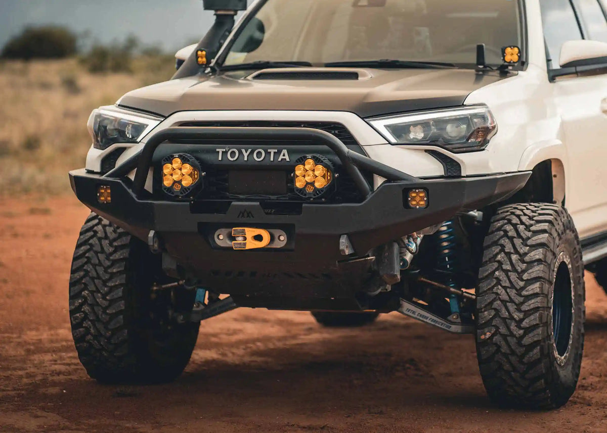 Prerunner Overlander Hi-Lite Overland Toyota 4Runner Front Bumper 5th Gen (2010-2024) [PreR ...