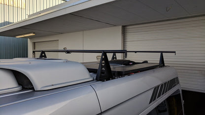 07+, Roof Bar 64" Wide - 12" Lift - High Roof - AC/Vent Cover Restrictions