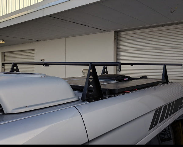 07+, Roof Bar 64" Wide - 12" Lift - High Roof - AC/Vent Cover Restrictions