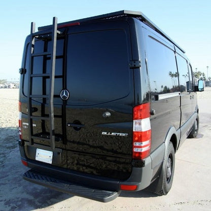 07+ Sprinter Van HD Rear Door Ladder - Low Roof