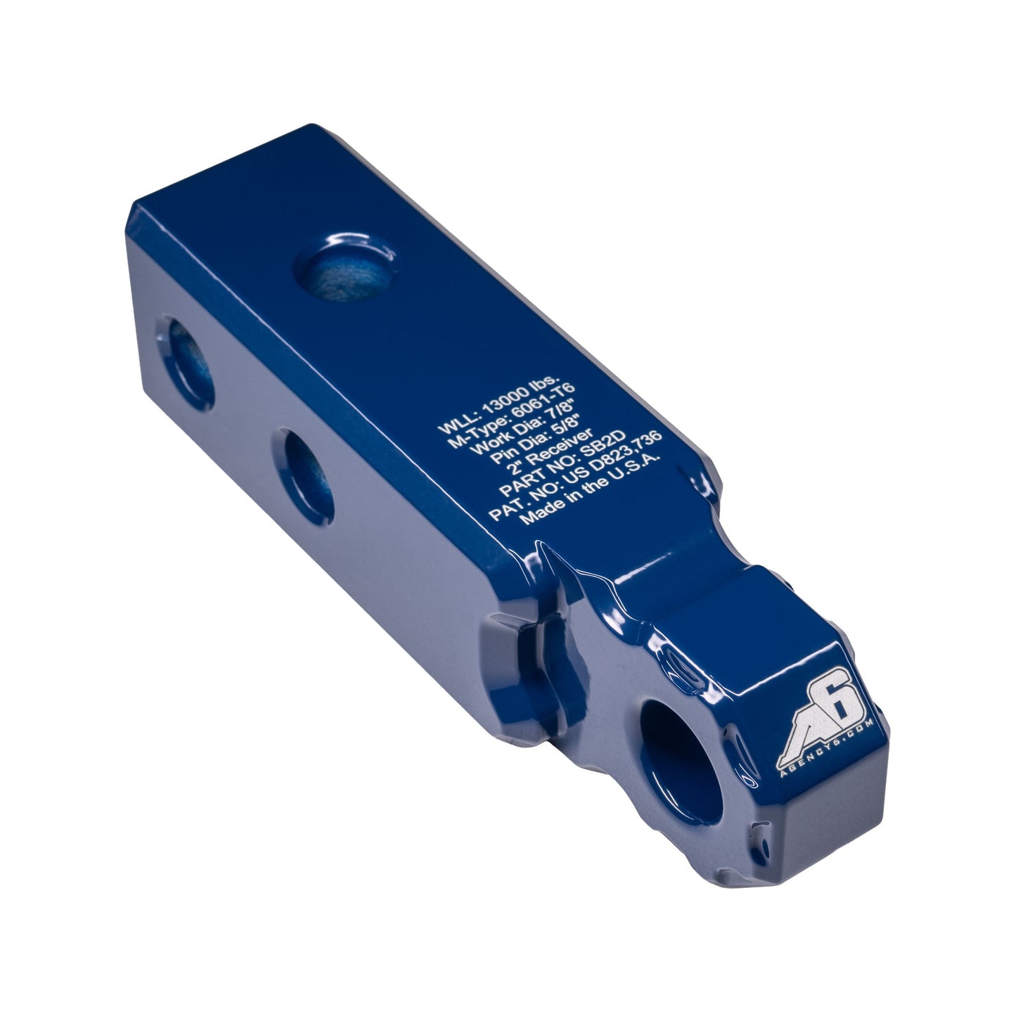 Agency 6 Recovery Hitch Shackle Block - 2" Receiver