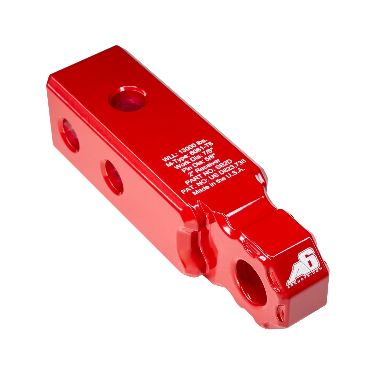 Agency 6 Recovery Hitch Shackle Block - 2" Receiver
