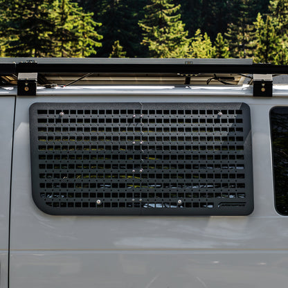 Ford E350 Drivers Side Window Molle GRIDS