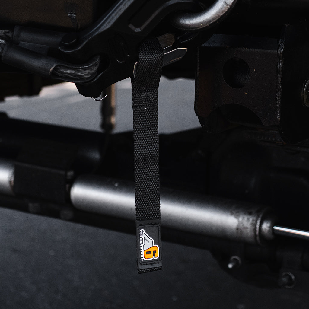 A6™ WINCH HOOK Pull Strap - 1 inch wide