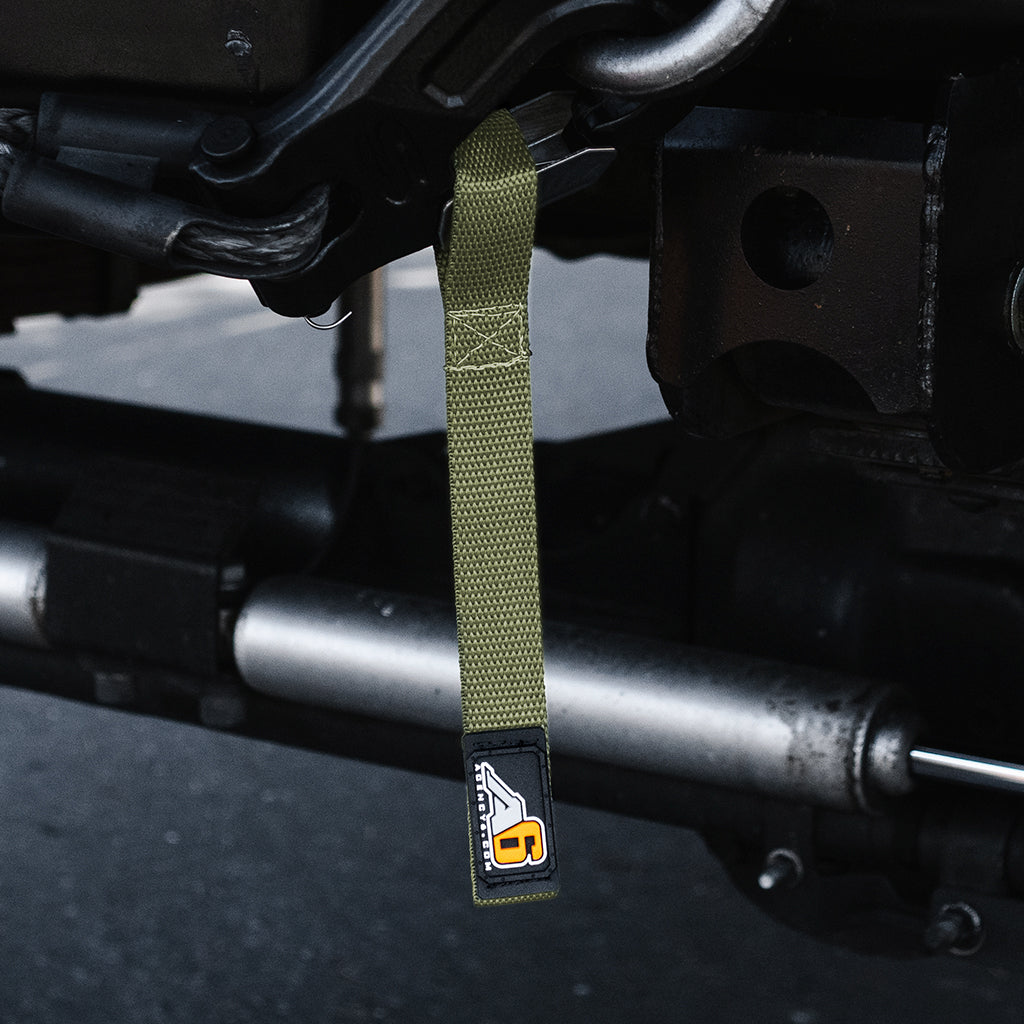 A6™ WINCH HOOK Pull Strap - 1 inch wide