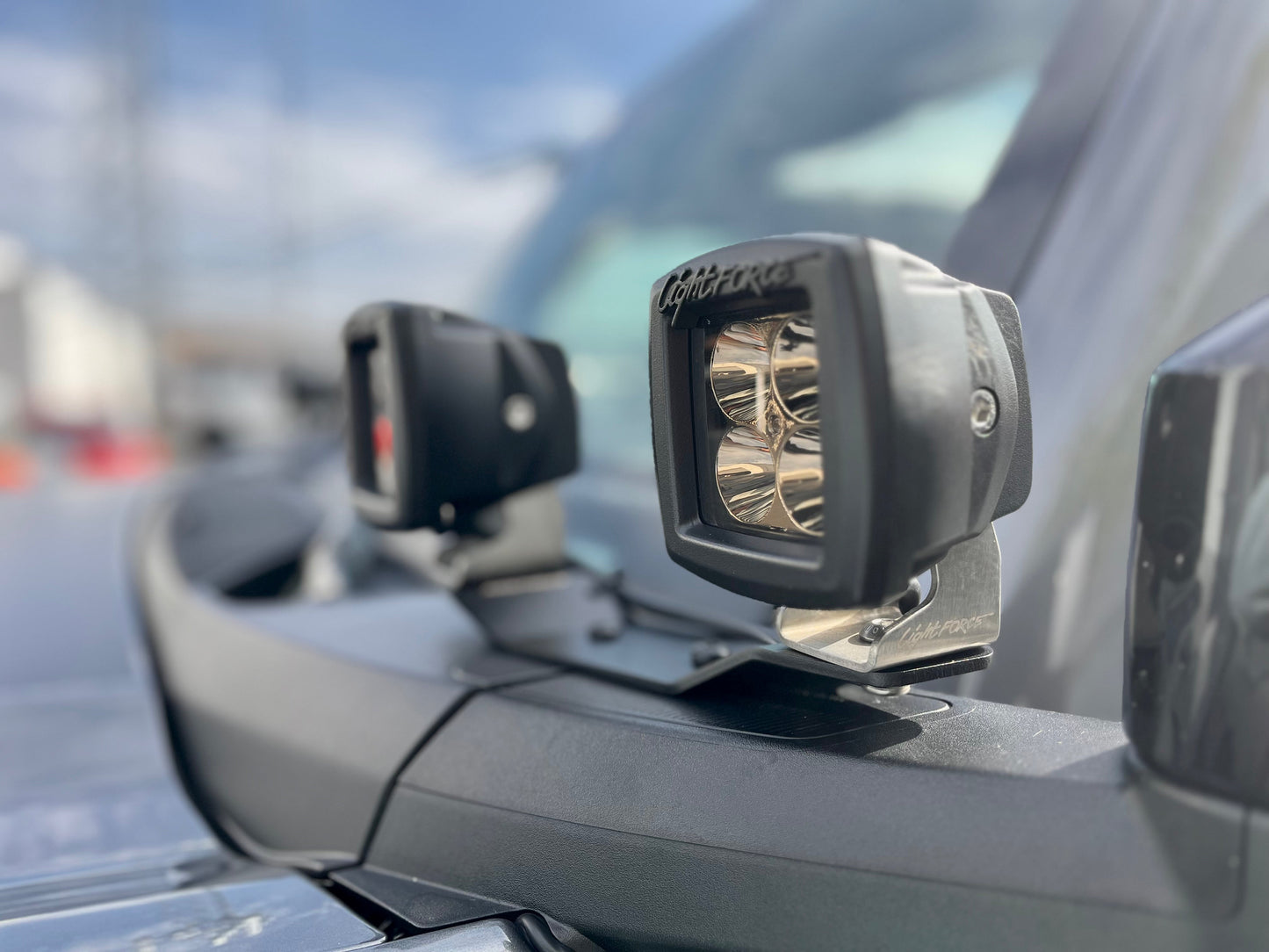 Ford Bronco Cowl Light Bracket Set.