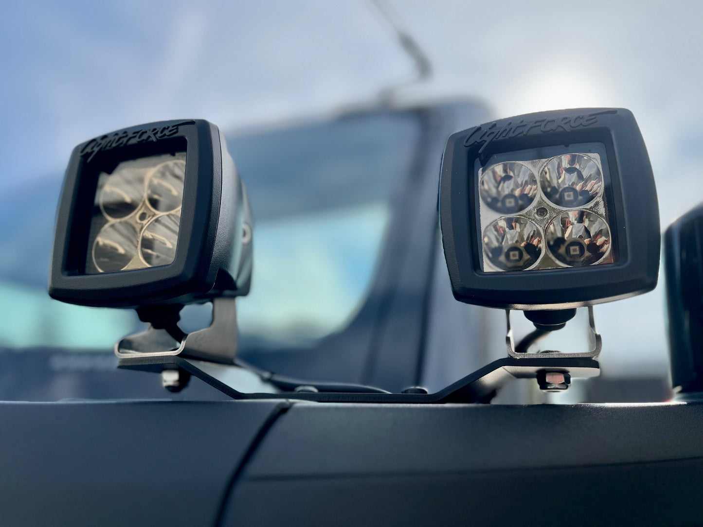 Ford Bronco Cowl Light Bracket Set.