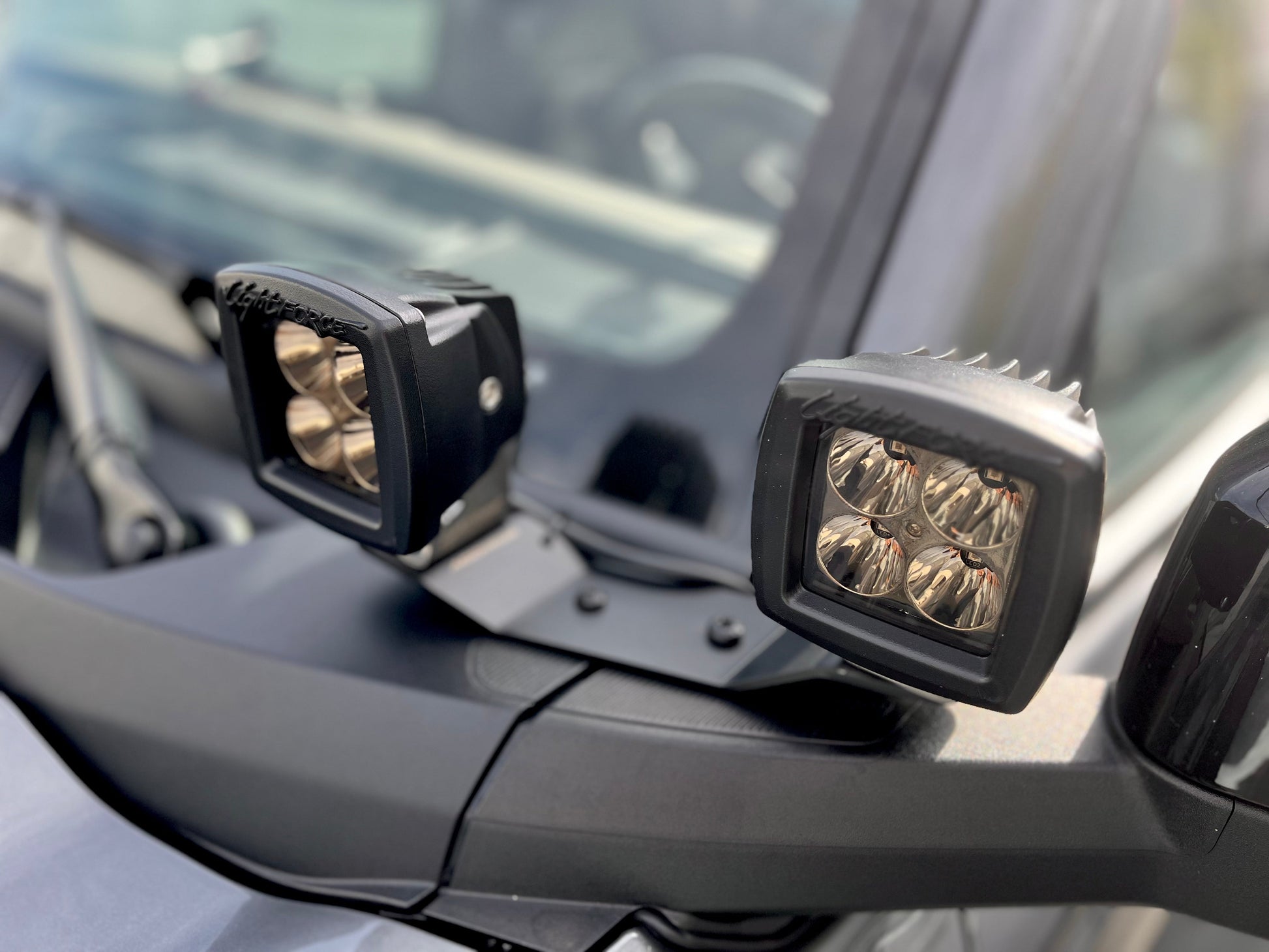 Ford Bronco Cowl Light Bracket Set.