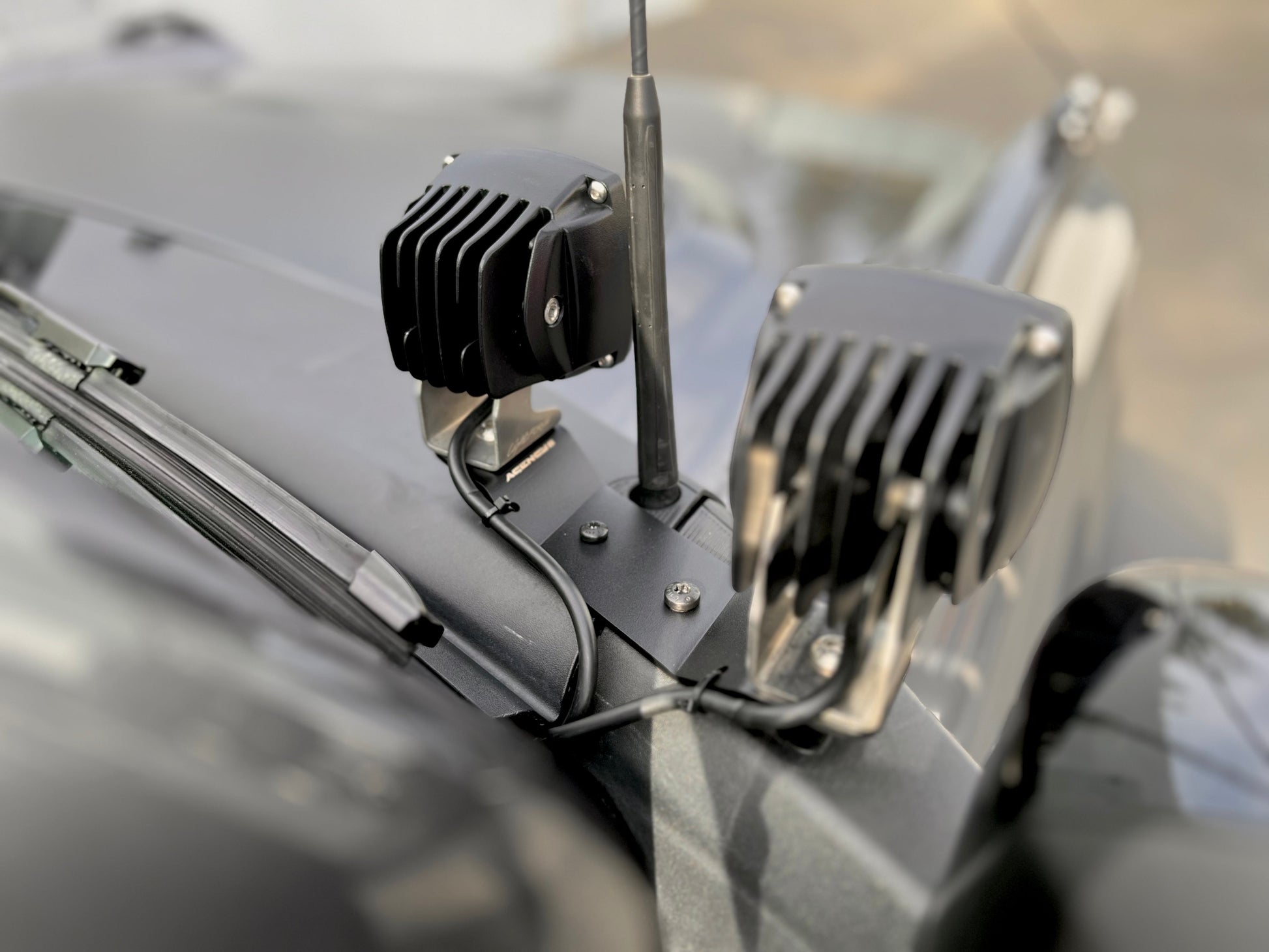 Ford Bronco Cowl Light Bracket Set.