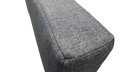 34" Loose Back Rest Triangle Cushion - Retro Graphite Tweed