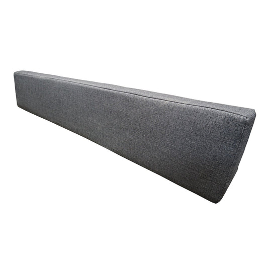 34" Loose Back Rest Triangle Cushion - Retro Graphite Tweed