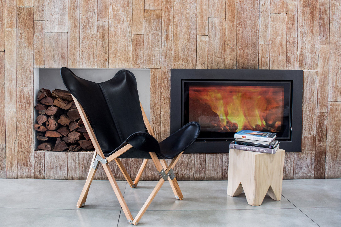 Polo Tanguero Leather Tripolina Chair