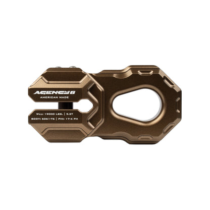 Billet Winch Shackle - Bronze