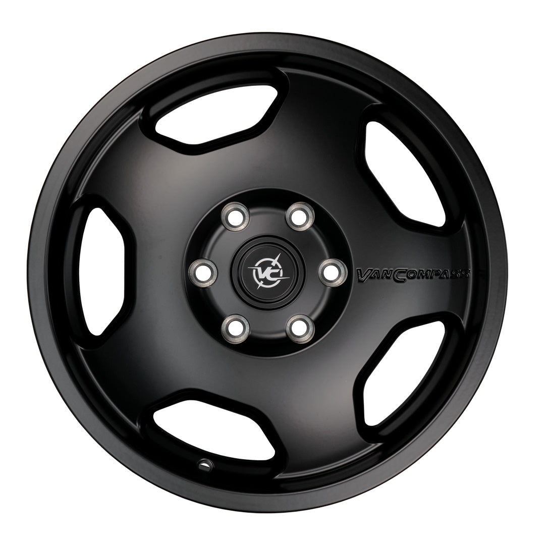 17x8 Satin Black CHUNK Wheel