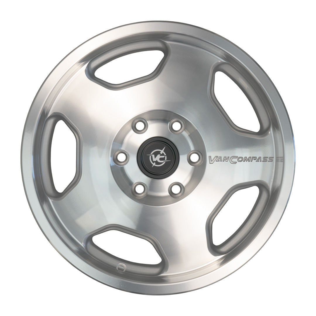 CHUNK 17x8" POLISHED WHEEL