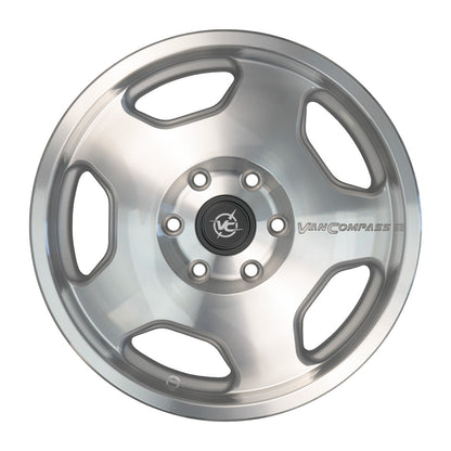 CHUNK 17x8" POLISHED WHEEL