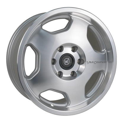 CHUNK 17x8" POLISHED WHEEL