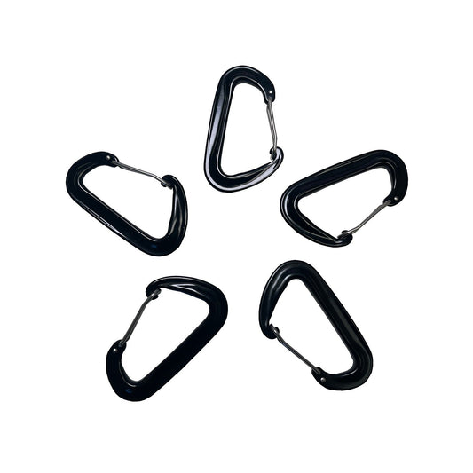 Black Caribener Clip - 5 Pack