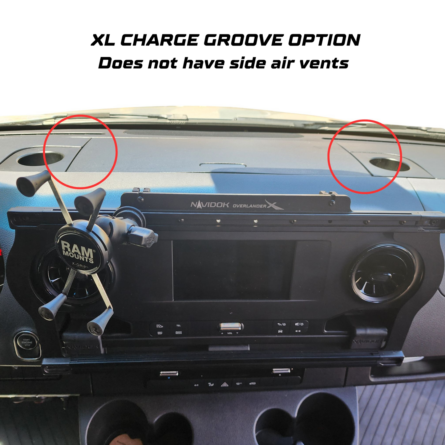 Mercedes Sprinter Dash Console Cable Organizer - CHARGE GROOVE