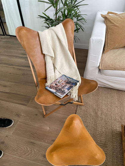 Tripolina Leather Chair