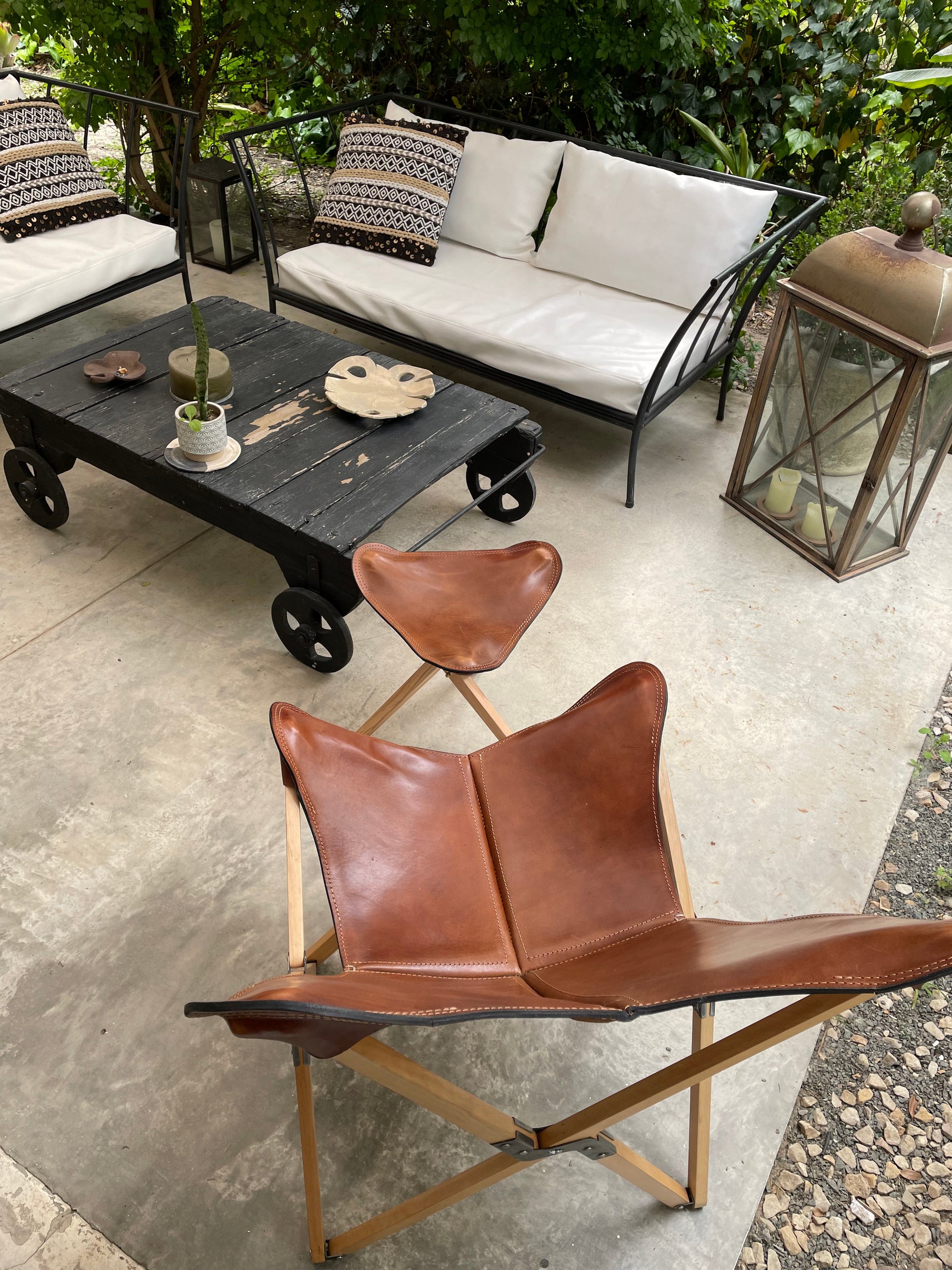 Tripolina Leather Chair