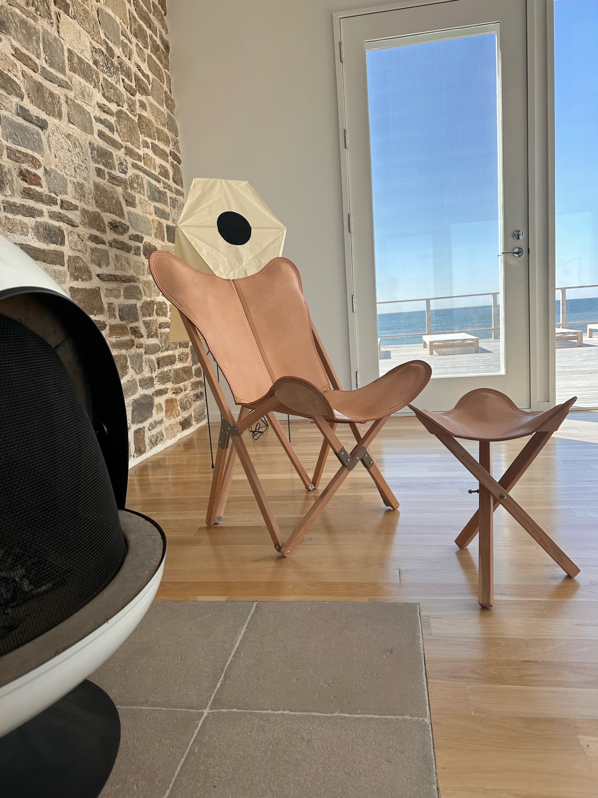 Tripolina Leather Chair