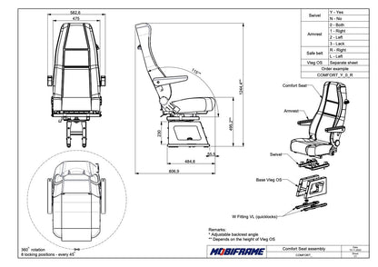 MobiFrame Comfort Seat