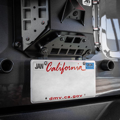 License Plate Mount for Bronco Spare Tire Delete.
